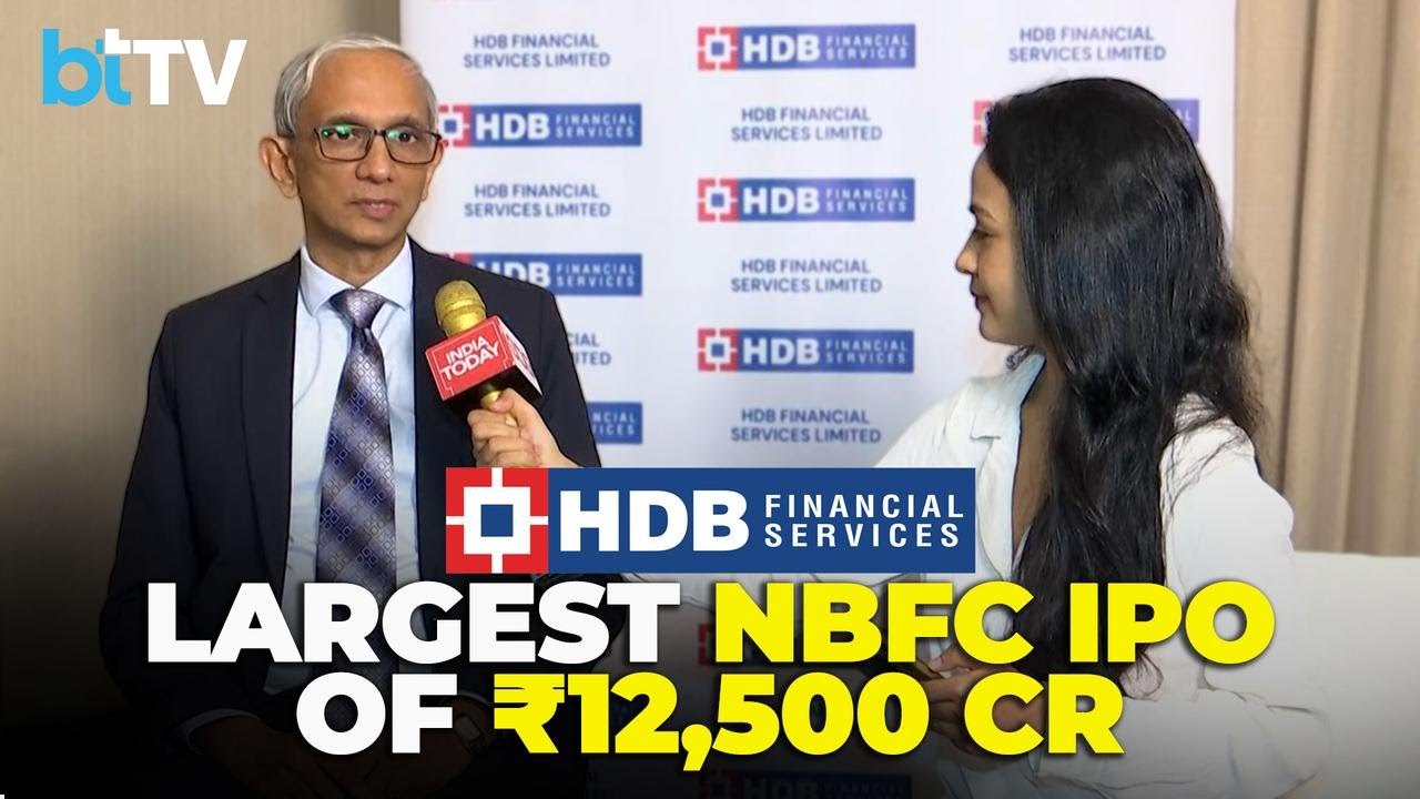 G. Ramesh Of HDB Financial Services, NBFC Arm Of HDFC Bank Talk About Their Rs 12,500 Crore IPO