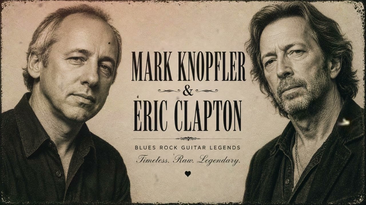 Eric Clapton & Mark Knopfler &ndash; Midnight Highway Blues 🎸 Legendary Guitar Blues (Inspired Tribute)