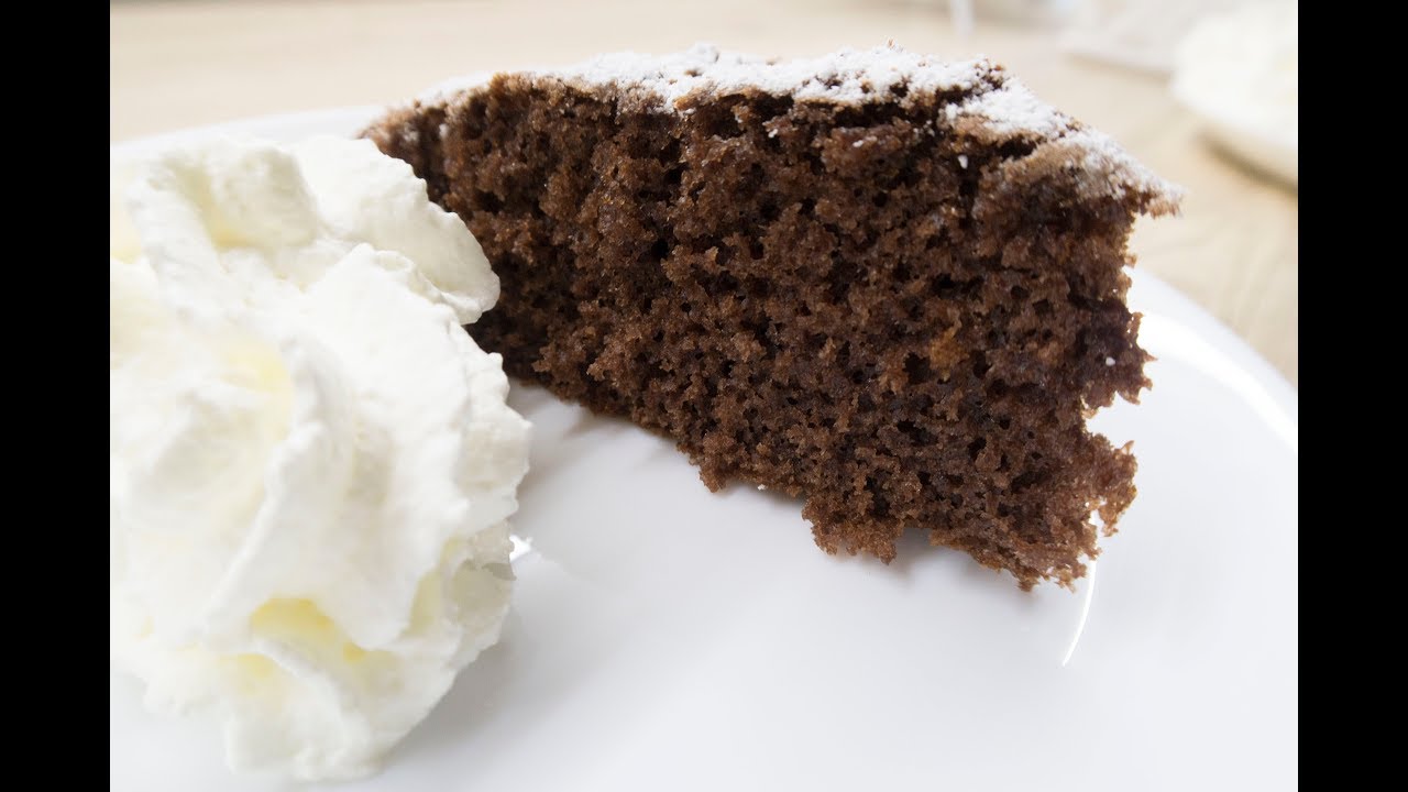 Torta sofficissima al cacao e latte caldo  -Ricetta Bimby-