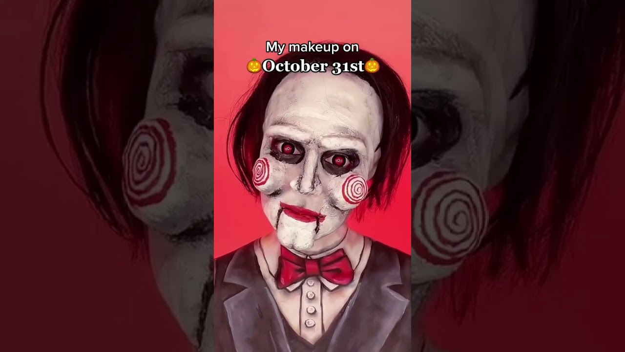 October 31st vs November 1st is like&hellip;😂 #makeup #halloween #christmas #shorts #comedy