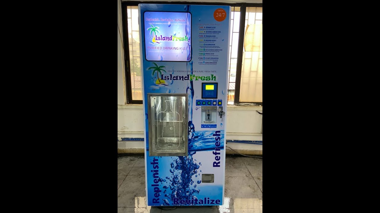 islandfresh purified water vending machine