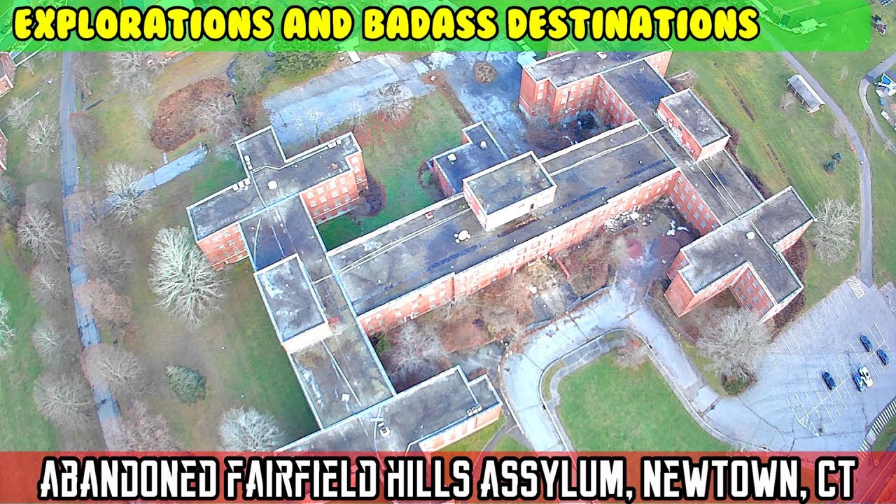 Explore the Abandoned Fairfielld hills assylum hospital, Newtown Connecticut.  tunnels, theater etc