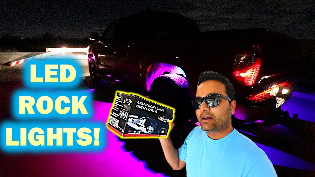How to Install Amazing LED Rock Lights On a TRUCK!! (TUNDRA)