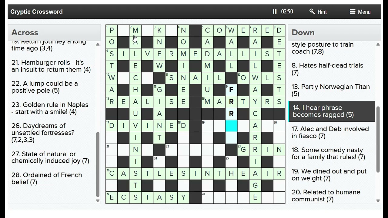 Lovatts Daily Cryptic Crossword - 11 February, 2026