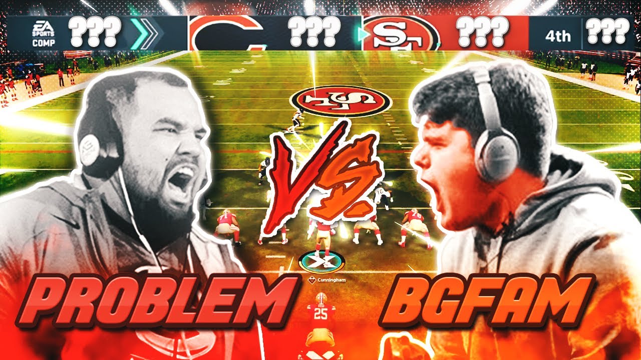 I MADE HIM RAGE IN WEEKEND LEAGUE! | PROBLEM VS BGFAM | Madden 21 Ultimate Team