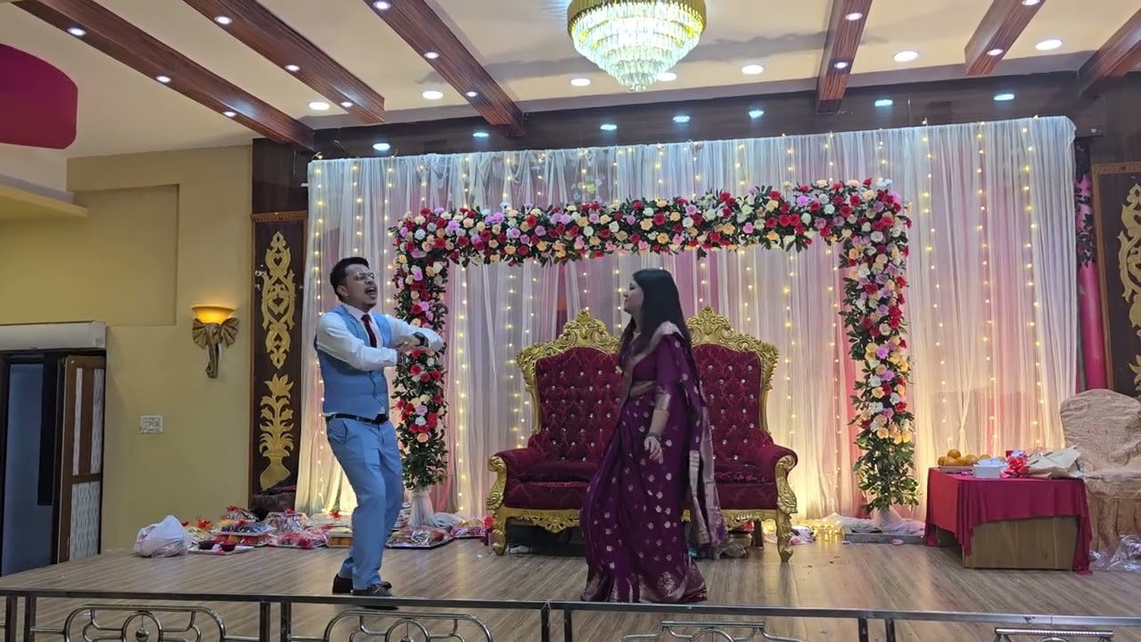 First Performance as MR and MRS Shrestha |Husband and Wife|