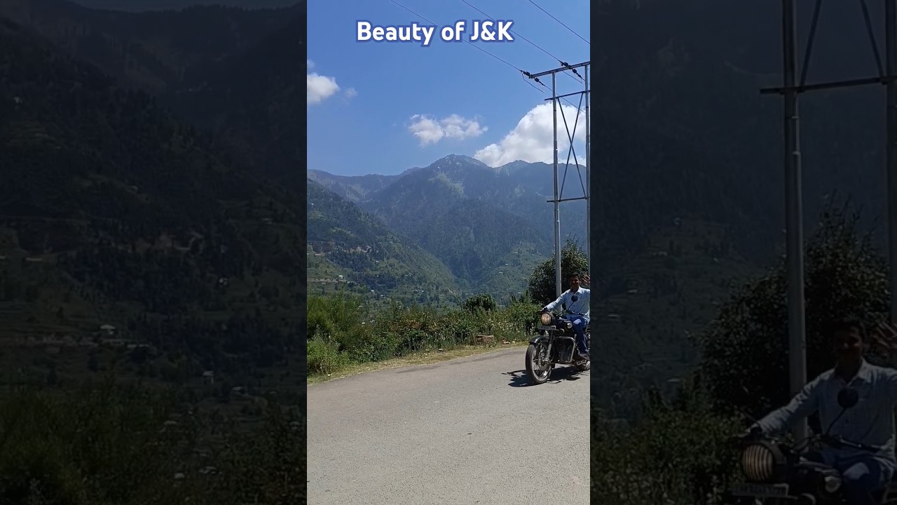 Two-Wheeler Bliss: Riding Through the Majestic Landscapes of J&K 🏍️🏞️