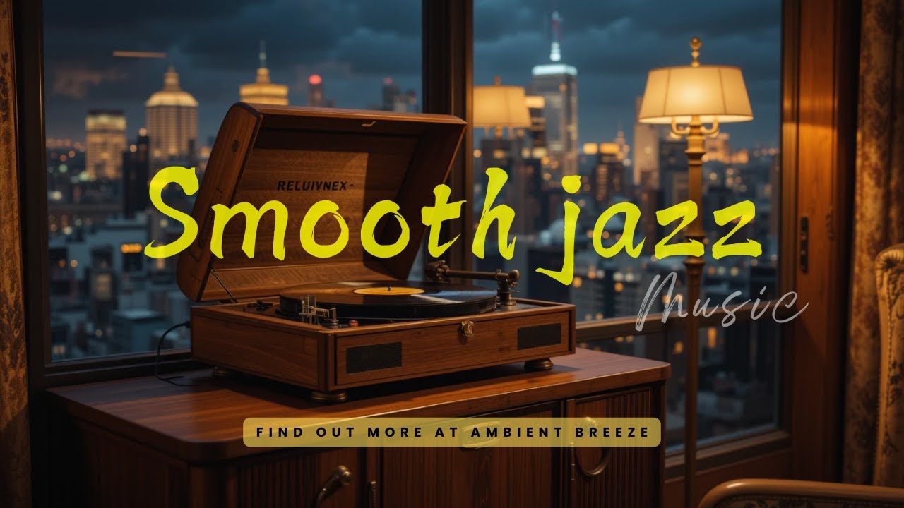 Smooth Jazz Saxophone | Slow-Tempo Lounge Music for Focus & Relaxation