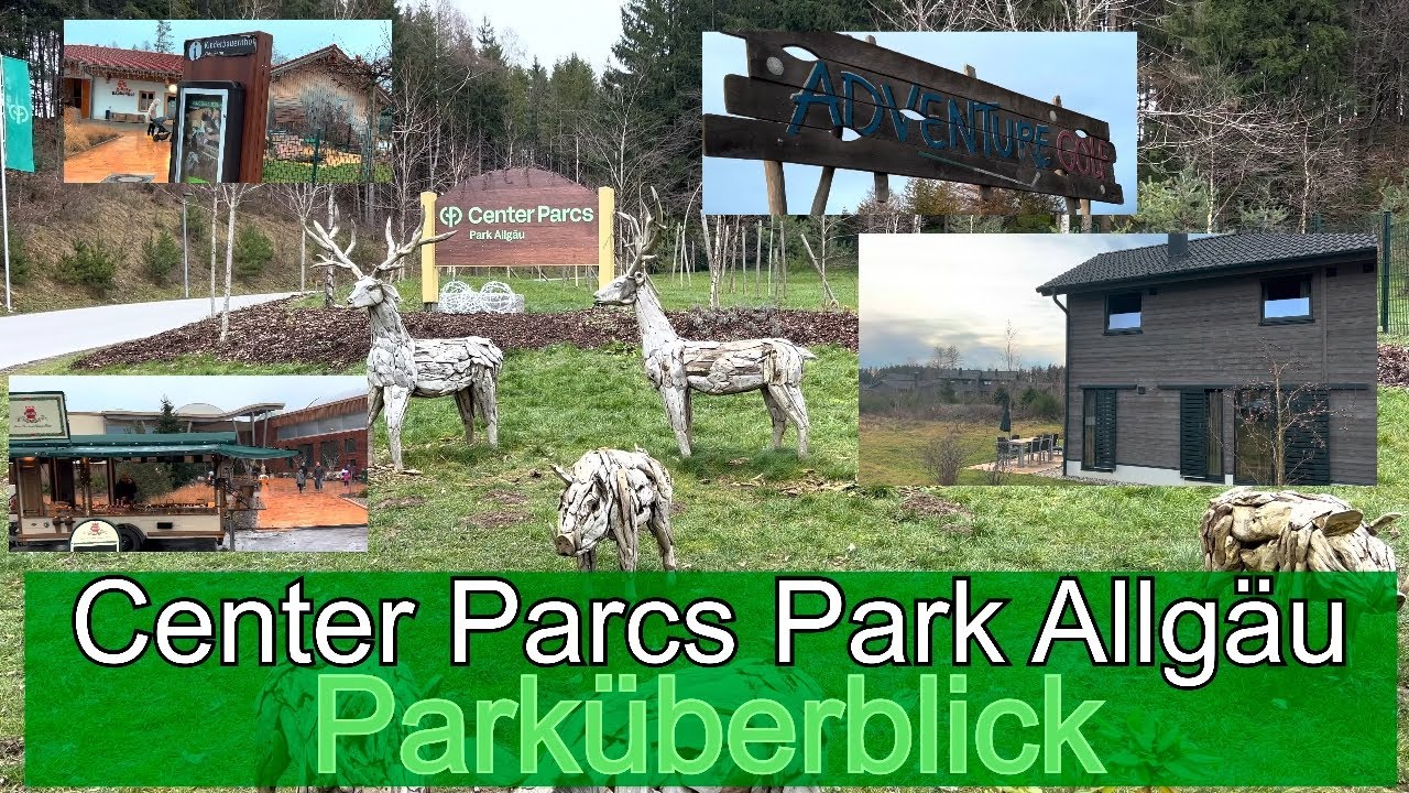 großer Parküberblick Center Parcs Park Allgäu in Leutkirch