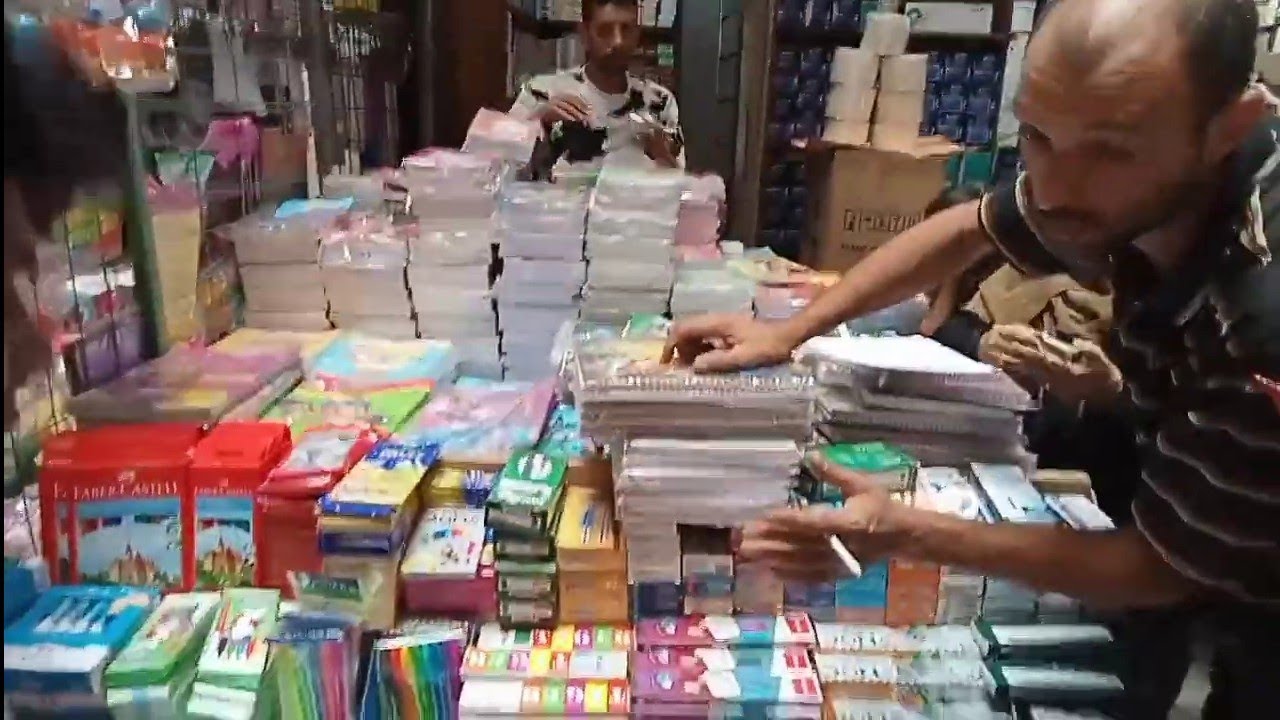 ارخص اسعار مستلزمات الدراسه من كتب و اقلام و جلاد و غيرها في الفجاله وارخص محل هتروحو