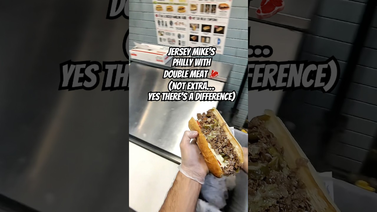 Jersey Mike’s Philly с ДВОЙНЫМ МЯСОМ 😳🤤 (Не отдельно, разница есть) ￼