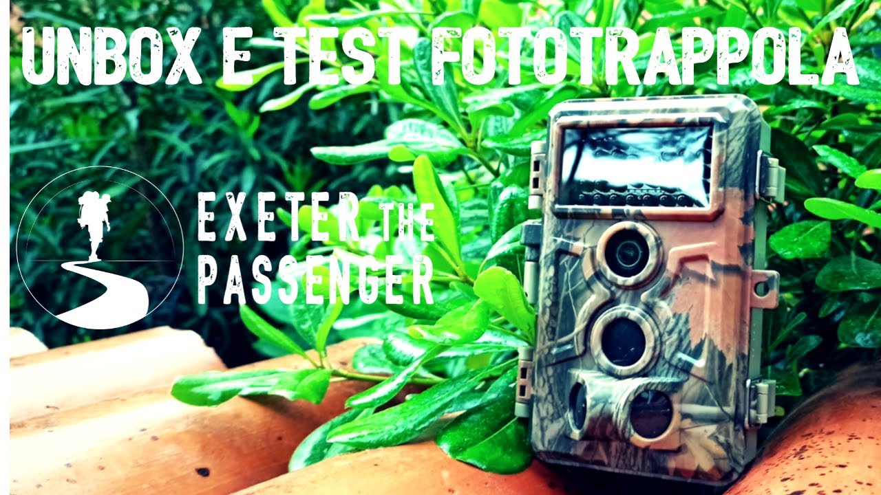 Unbox test  e come usarla, fototrappola da caccia con visione notturna