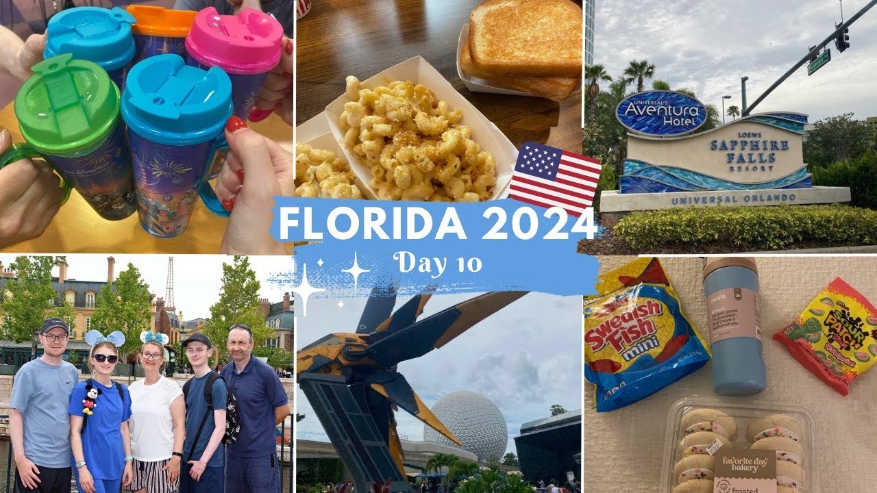 FLORIDA 2024 DAY 10 | Leaving Walt Disney World, DVC tour, EPCOT, Loews Sapphire Falls, Super Target