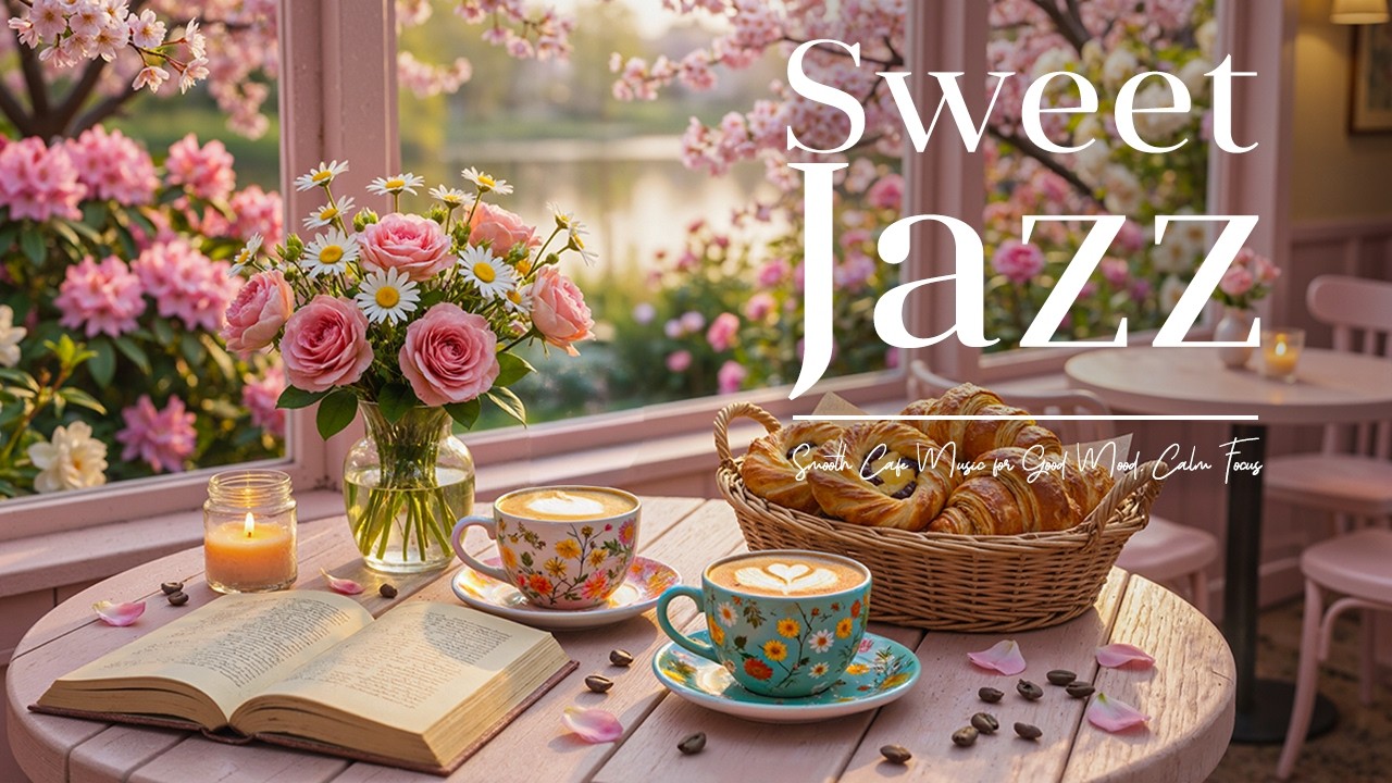 [ Sweet Spring Jazz ] Happy Bossa Nova Instrumental and Smooth Cafe Music for Good Mood, Calm Focus