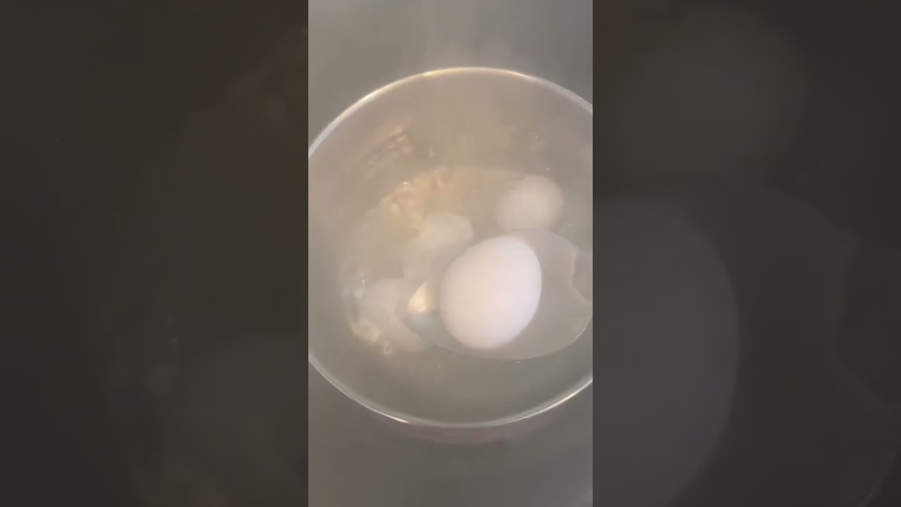 The perfect easy peel hard boiled egg