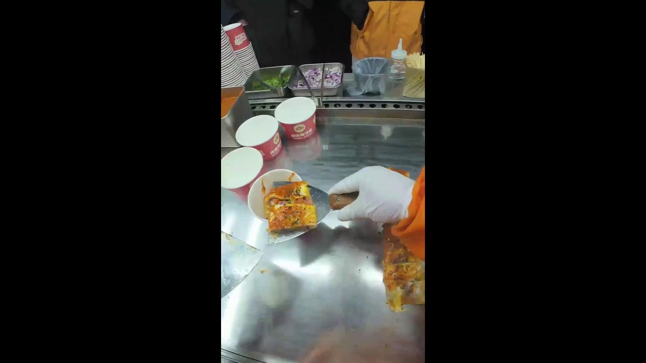 Street Food POV | Real-Time Griddle Action with Liangmian | Ambient Sounds Only