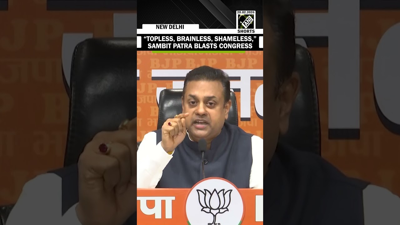 Topless, Brainless, Shameless: BJP&rsquo;s Sambit Patra blasts Congress over AI summit protest