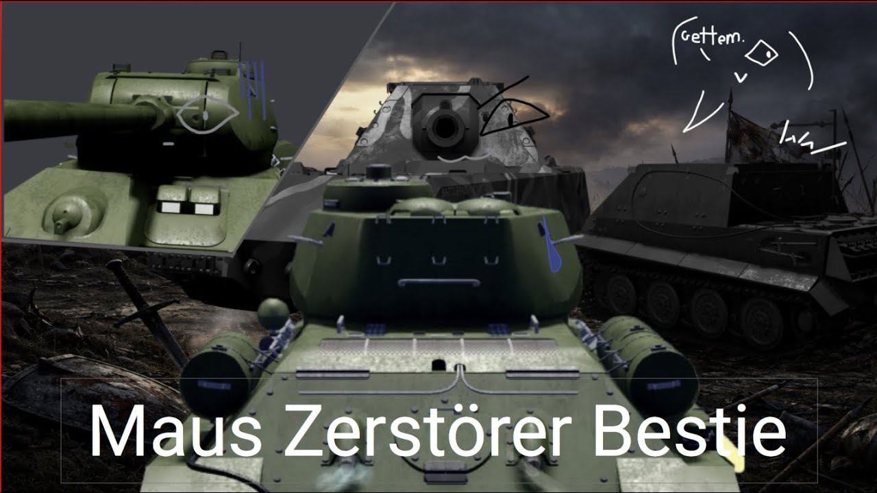 Sturmtiger's Big brother!  (Sturmmaus 2.0!) Cursed Tank Simulator