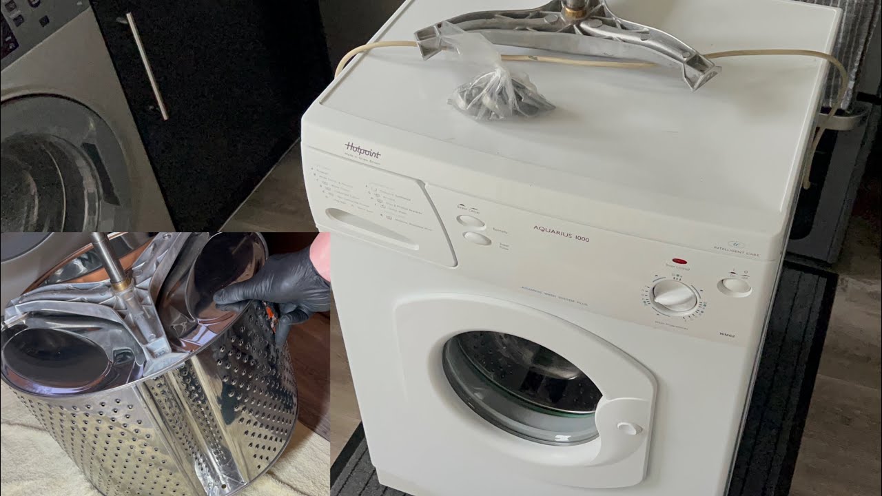 REPAIR | Hotpoint washing machine WM62 | Drum spider replacement!