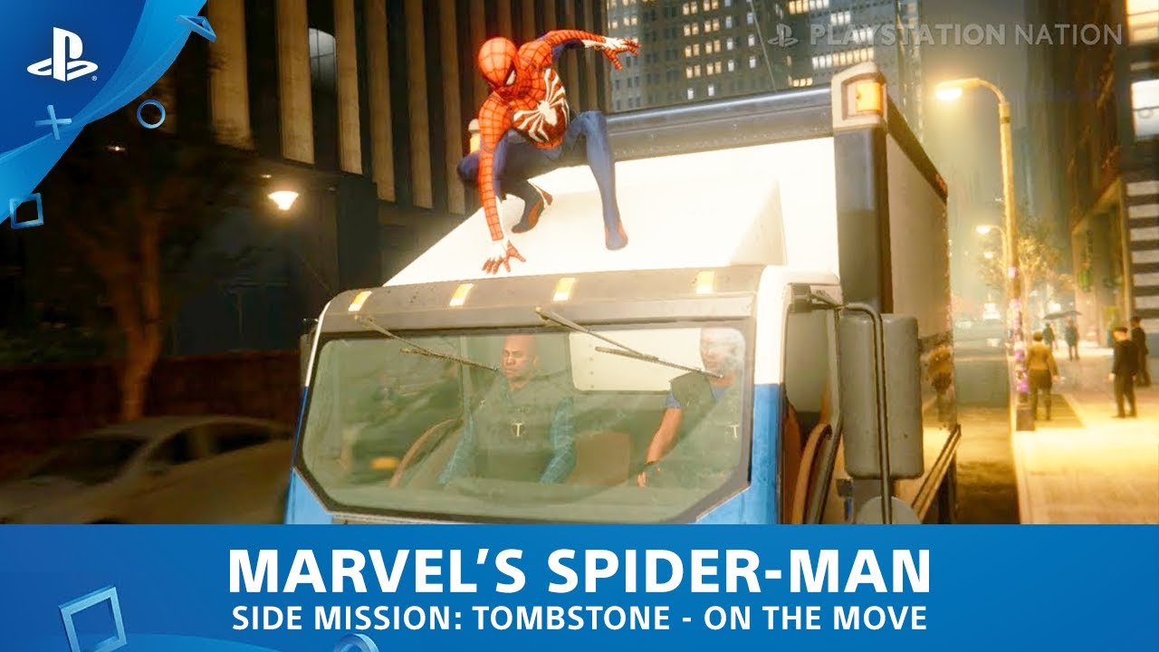 Marvel's Spider-Man (PS4) - Side Mission - Tombstone: On the Move