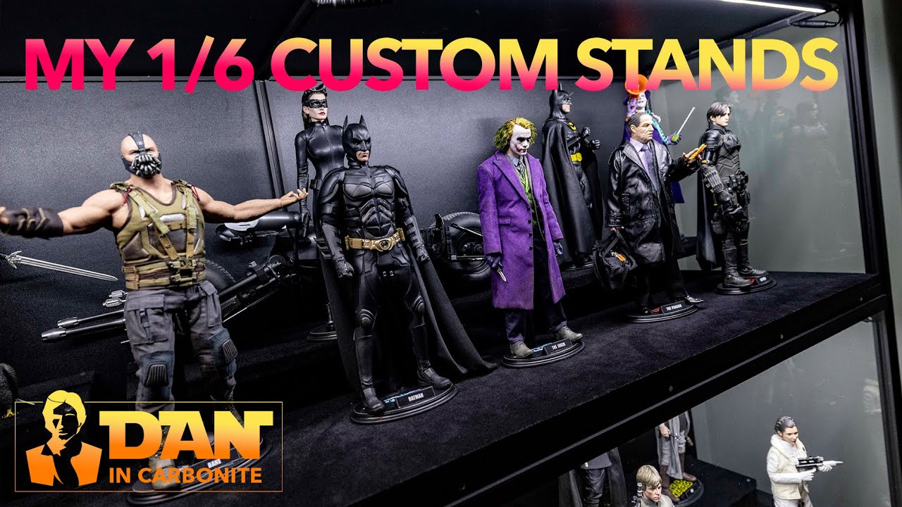 My 1/6 Custom Stands - Hot Toys - Inart - Moducase - One Sixth Scale Figures