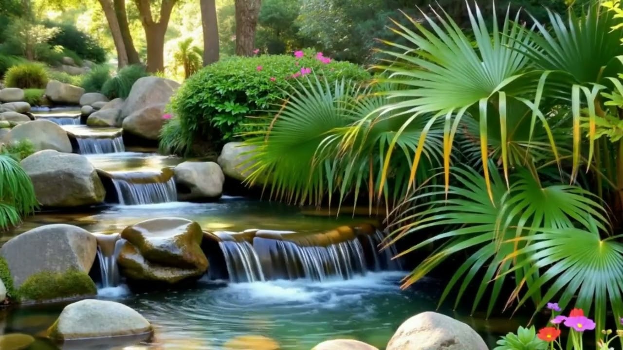 Deep Stress Relief with Relaxing River and Birds 🌊 Calm Nature Sounds for Relaxation