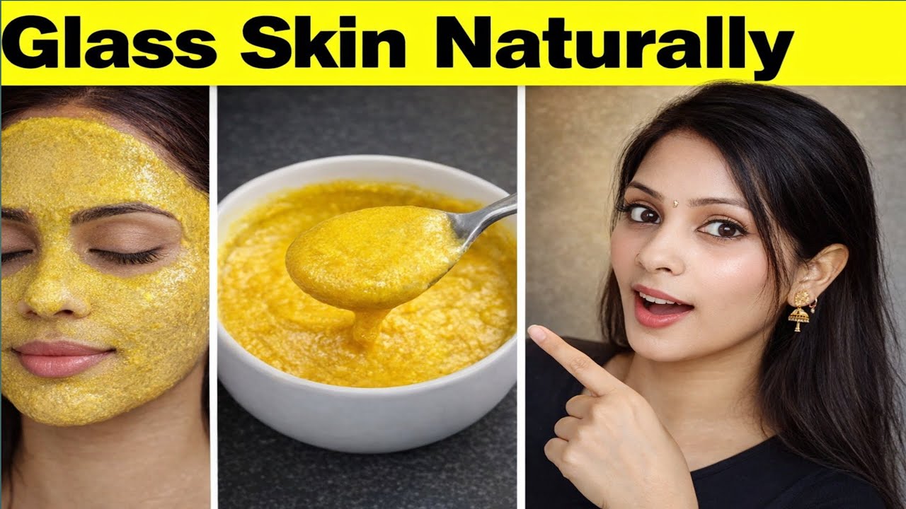 Dull Skin To Glass Skin Naturally at Home -  Veena Raghav