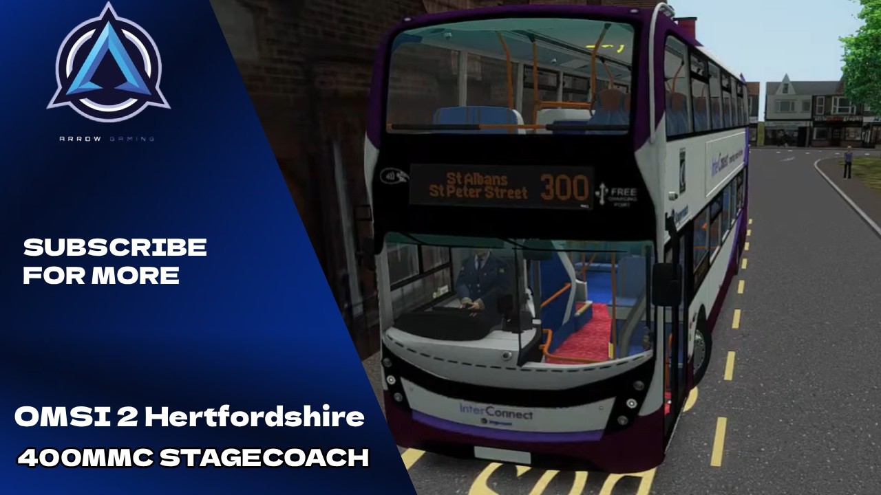 OMSI 2 Hertfordshire Map | Route 300 Stevenage 400MMC