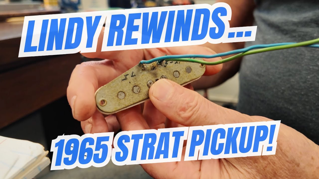 Lindy Fralin Rewinds and Restores a 1965 Strat Pickup!