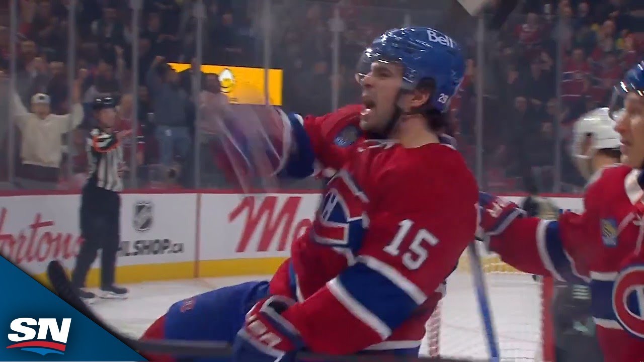Canadiens' Alex Newhook Pots First Home Goal Of Season Off Beauty Feed From Ivan Demidov