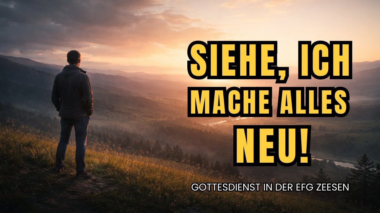 Hoffnung für 2026: Gott macht alles neu – mitten in Krisen und Wandel
