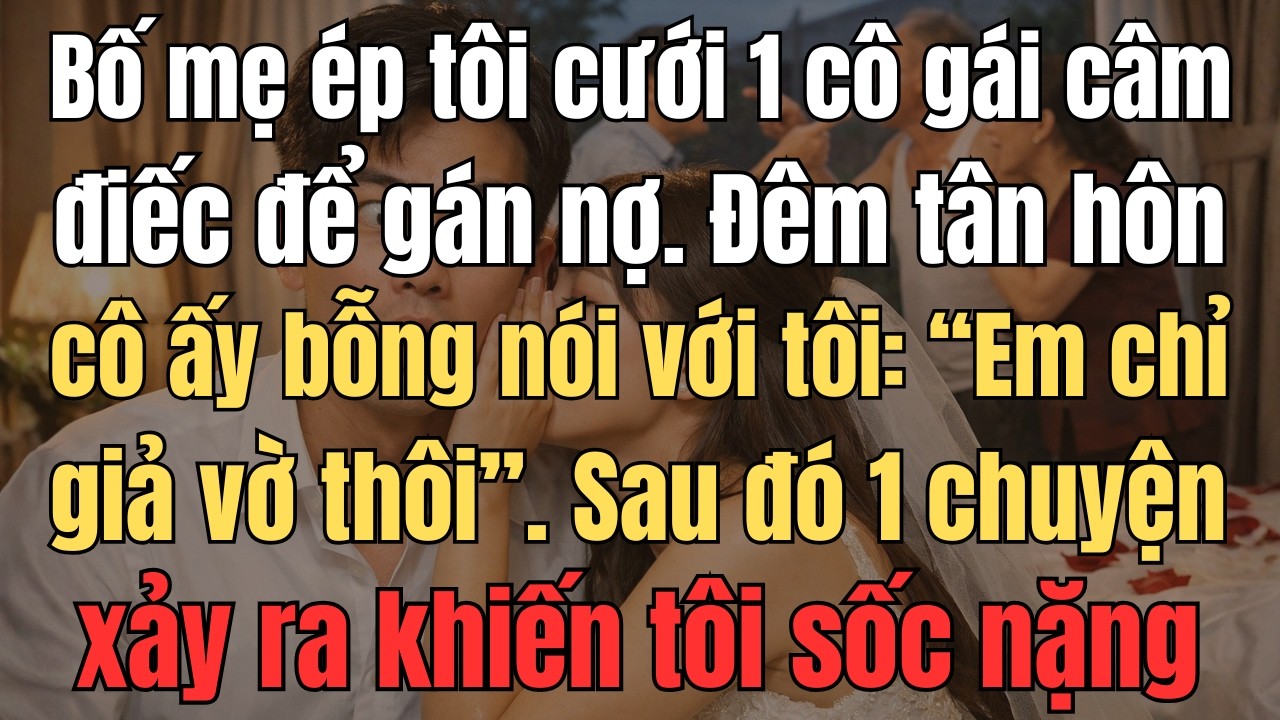 Bố Mẹ Ép Tôi Cưới 1 Cô Gái Câm Điếc Để Gán Nợ. Đêm Tân Hôn Cô Ấy Bỗng Nói Với Tôi: 