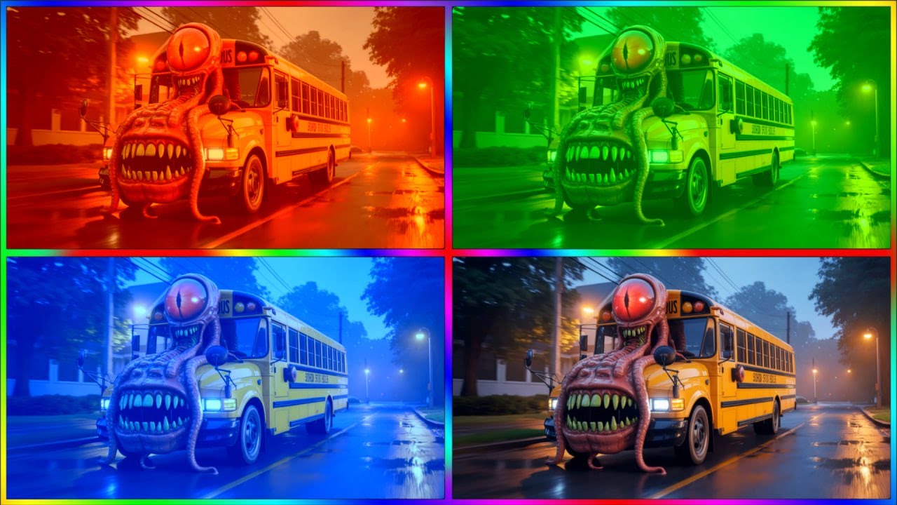 🚌MEGA SCHOOL BUS EATER🎶CoffinDance Song #01