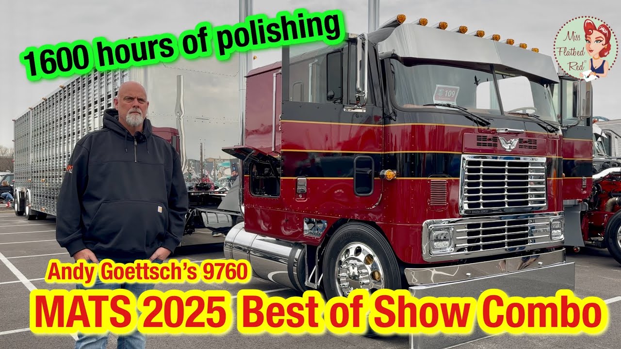 1600 Hours of Polishing! Andy Goettsch's 9670 International Cabover & Polished Trailer Truck Tour