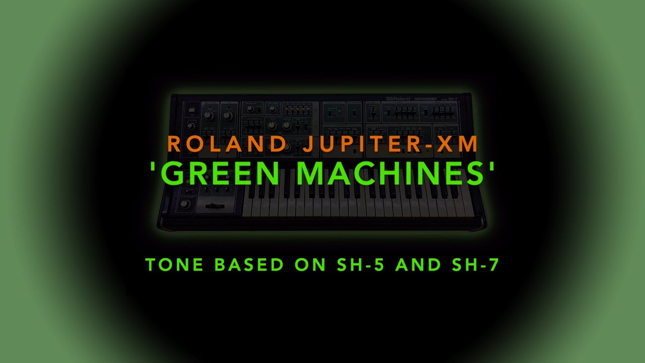 JUPITER-Xm ZEN-Core Demo - SH-5 and SH-7 Patch Tone