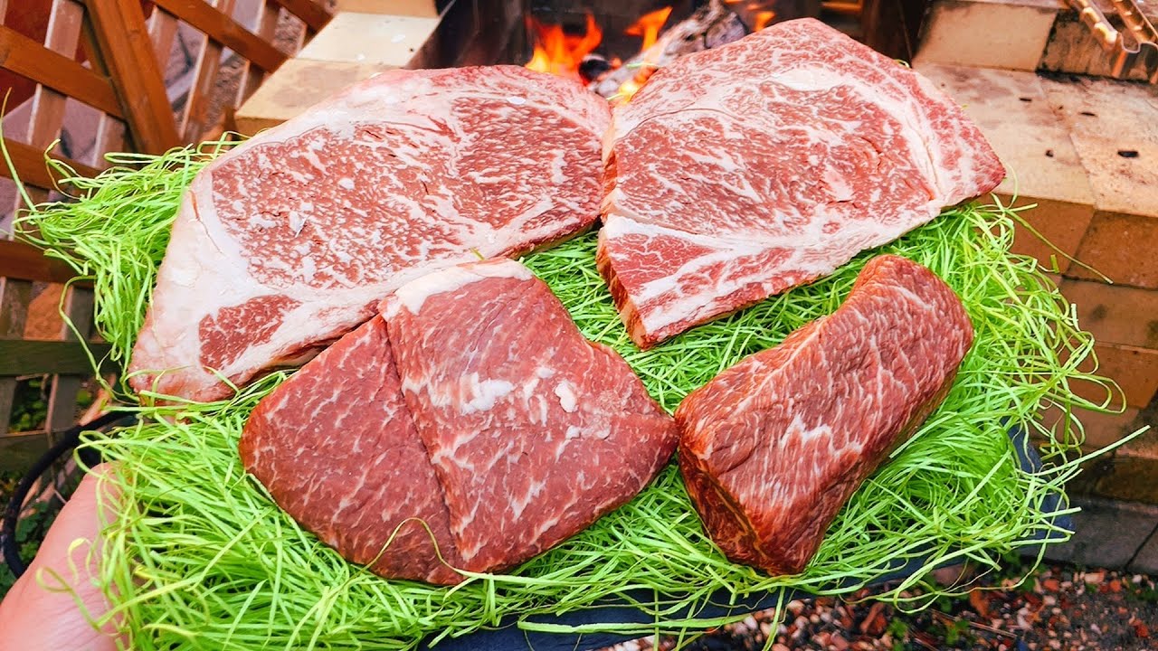 ステーキの食べ比べ！４種の高級和牛を豪快に食べたら贅沢すぎた！