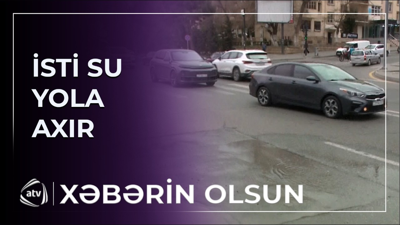 Bakıda günlərdir həll olunmayan problem: İsti su yola axır / Xəbərin olsun