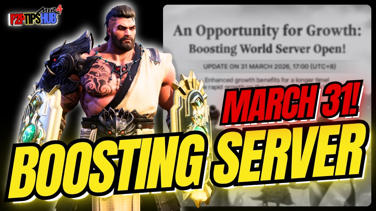 MIR4 Boosting Server (March 31) | Rewards, XP Boost & Worth It?