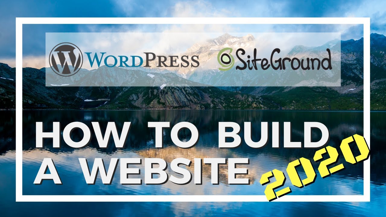 SiteGround WordPress Setup Tutorial For Beginners - New 2020 Interface