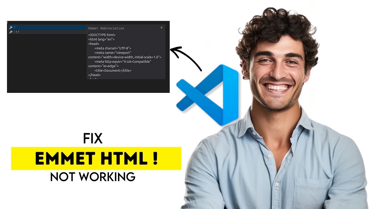 How to Fix Emmet HTML Not Working in VS Code 2025 (Fast & Easy Guide)