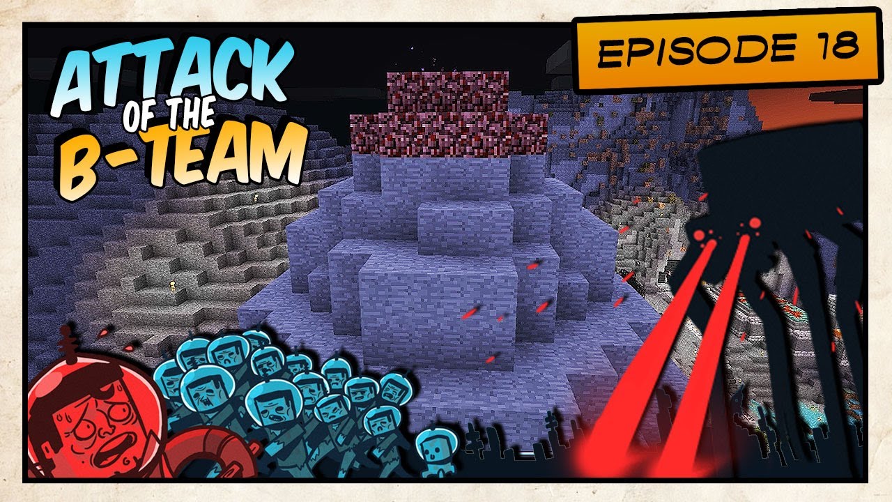 Minecraft - Attack of the B-Team! Nether Volcano Dragon Egg - E18