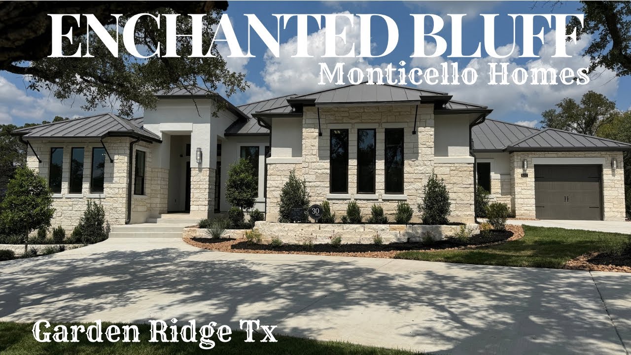 Enchanted Bluff, Monticello Model Home, Garden Ridge Tx