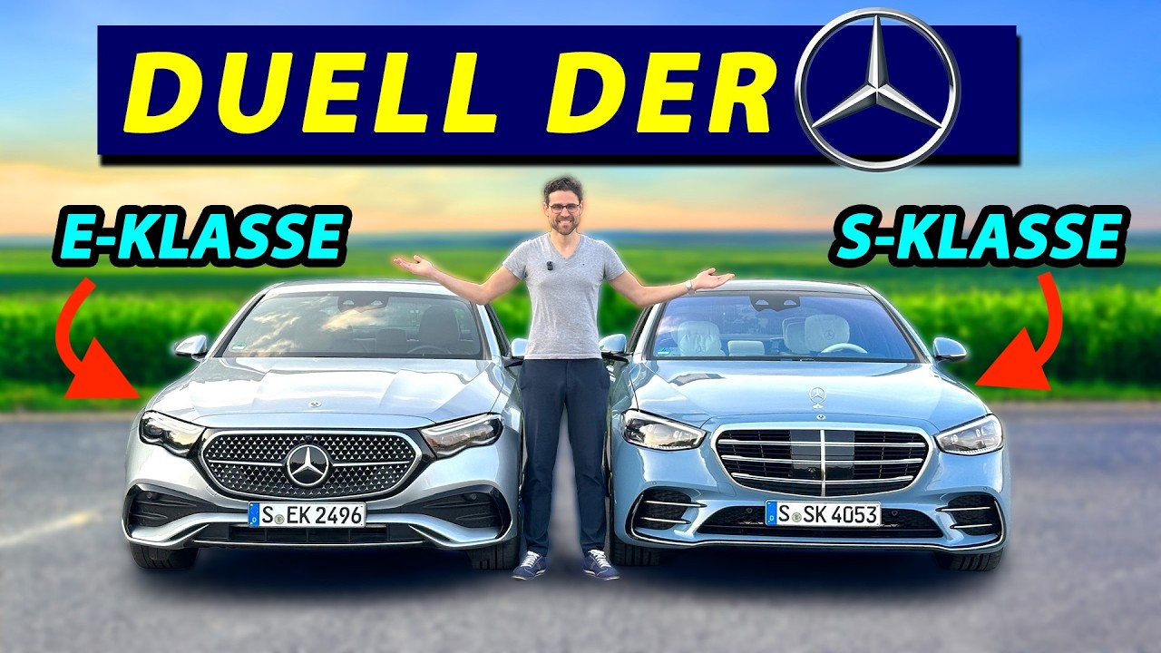 Mercedes E-Klasse oder S-Klasse? Exklusiver Vergleichstest E450 gegen S500!