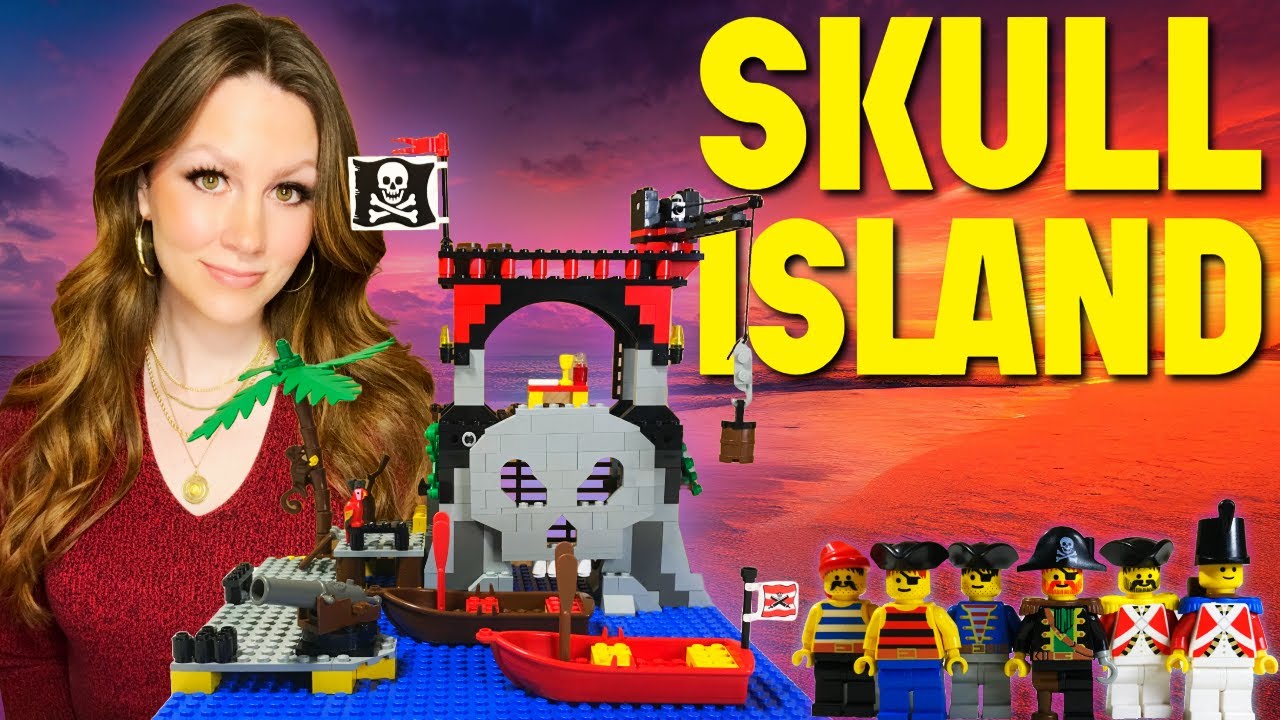 LEGO® Pirates Set 6279 Skull Island (1995) Review and Speed Build