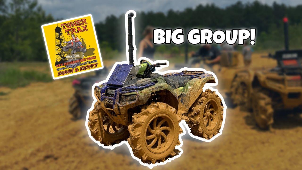 Tower Trax ATV Park Ride | *BIG GROUP RIDE*