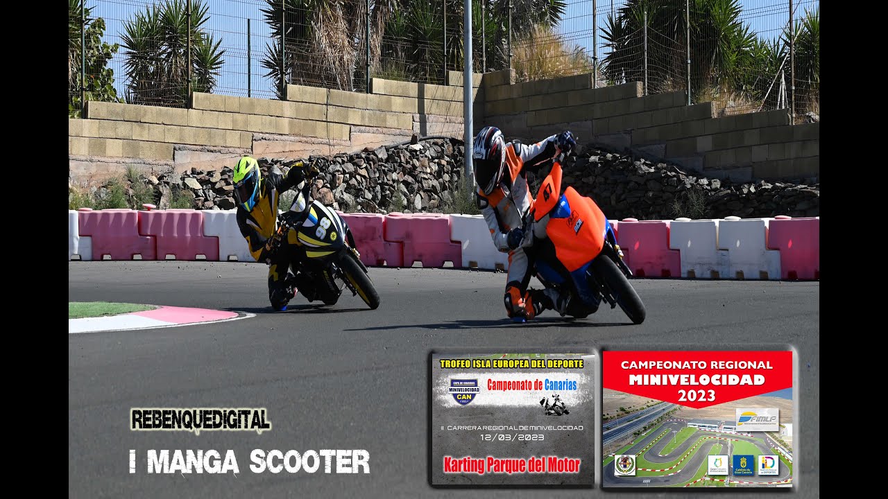 CAMPEONATO DE Moto MINIVELOCIDAD de CANARIAS 2023 1ª Manga  (SCOOTER)