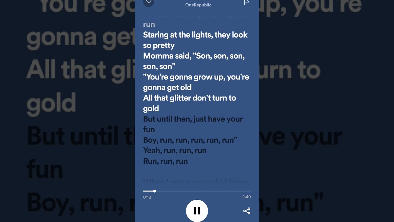 OneRepublic - Run (lyrics)#onerepublic #run #lyrics