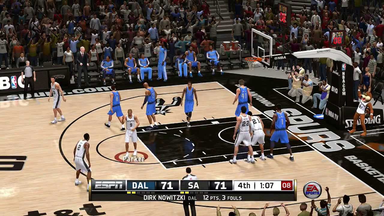 NBA Live 14: San Antonio Spurs Vs Dallas Mavericks - 4th Quarter