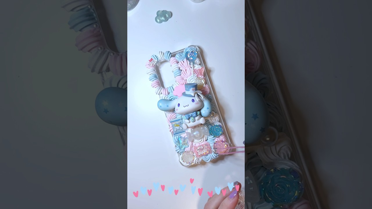 🌸Kawaii Decoden Phone Case #decoden #cinnamoroll