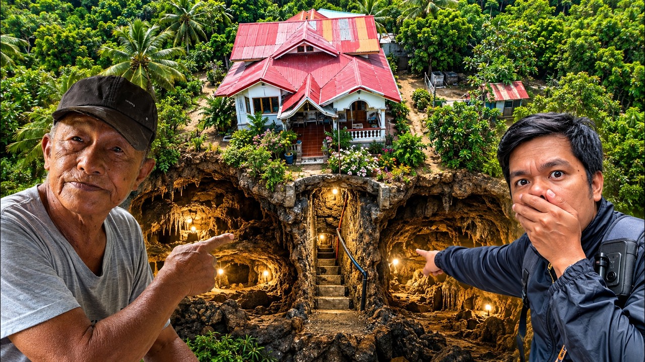 THIS MAN ACCIDENTALLY DISCOVER A BIG CAVE UNDER HIS HOUSE